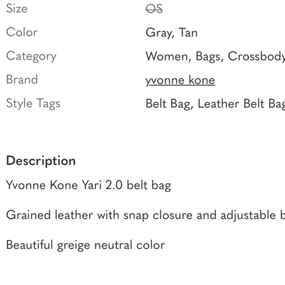 Yvonne Kone Crossbody Belt Bag - Picture 6 of 6